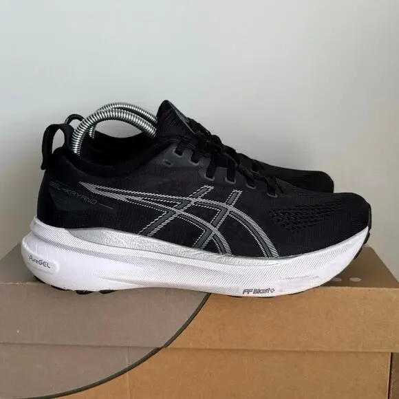 Asics Gel Kayano 31 Black/White Women Running Sneakers- SZ 9 - Picture 2 of 14